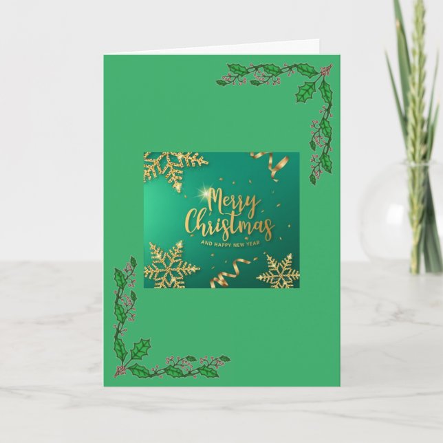 TIME OF YEAR TO MEET ME UNDER THE MISTLETOE CARD (Front)