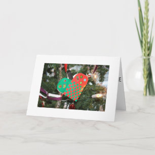 TIME OF YEAR TO "THINK OF YOU" CHRISTMAS HOLIDAY CARD