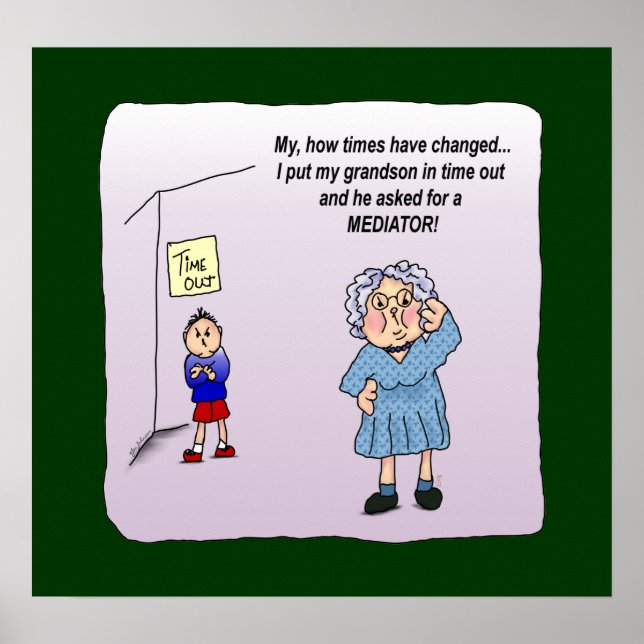 Time Out Funny Maw Poster Imprimer (Devant)