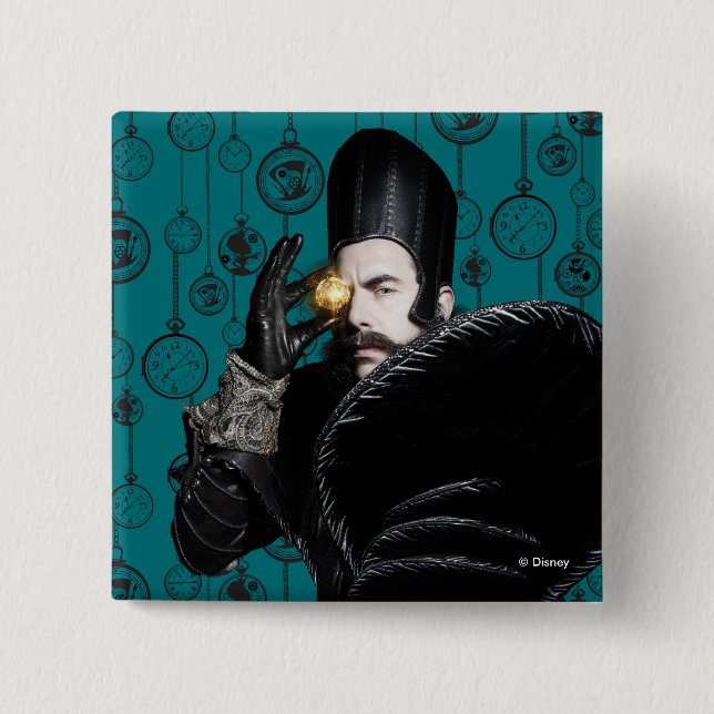 Time | Out of Time 2 Inch Square Button (Front)