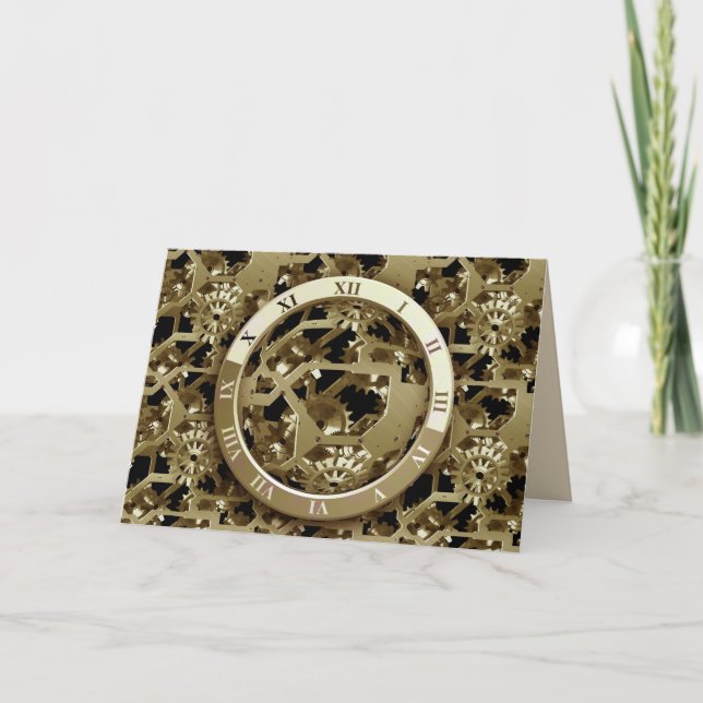 time piece greeting card (Front)