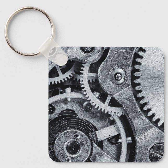 Time Piece Mechanics Keychain (Front)