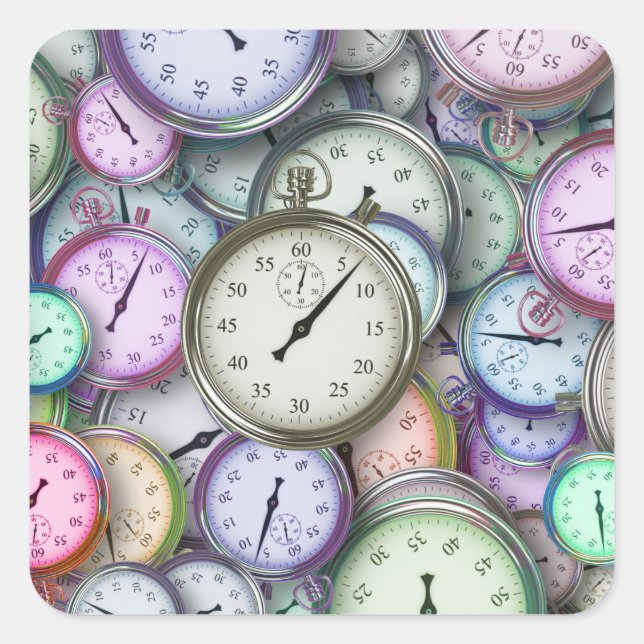 time piece stickers (Front)