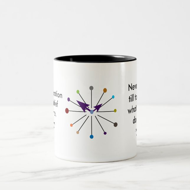 Time Quote Gift Mug (Center)