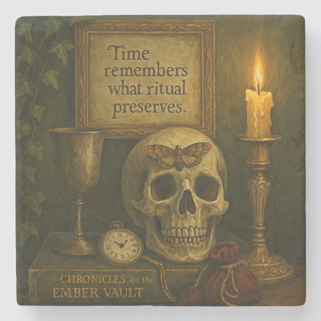 Time Remembers Stone Coaster (Front)