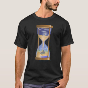 Time Sand Hourglass Hour Glass 10 T-Shirt