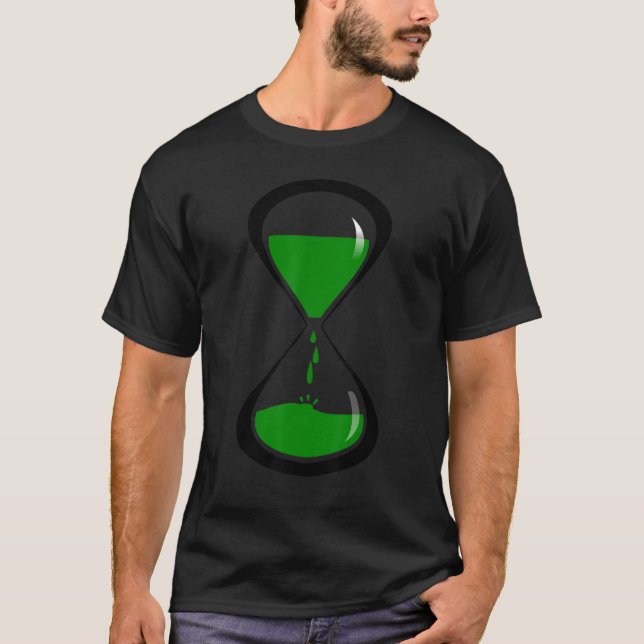 Time Sand Hourglass Hour Glass 7 T-Shirt (Front)
