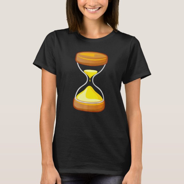 Time Sand Hourglass Hour Glass  9 T-Shirt (Front)