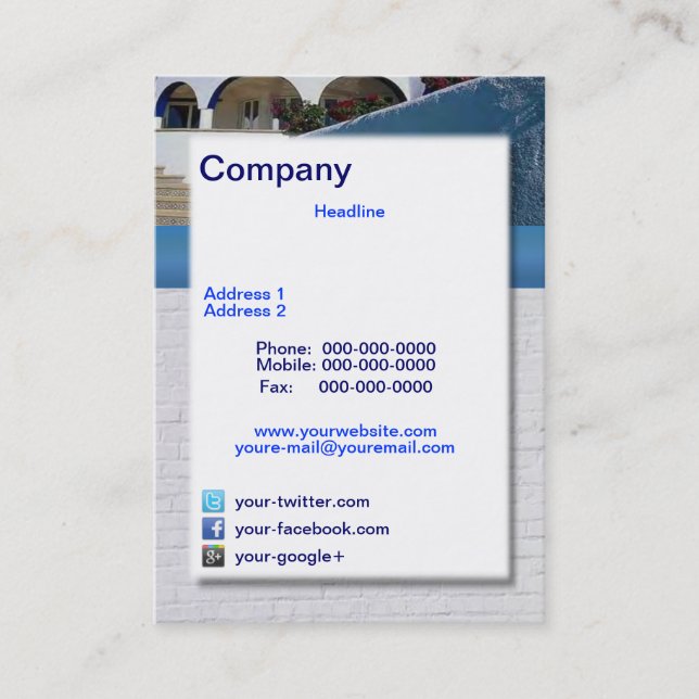 Time Share Business Card (Front)