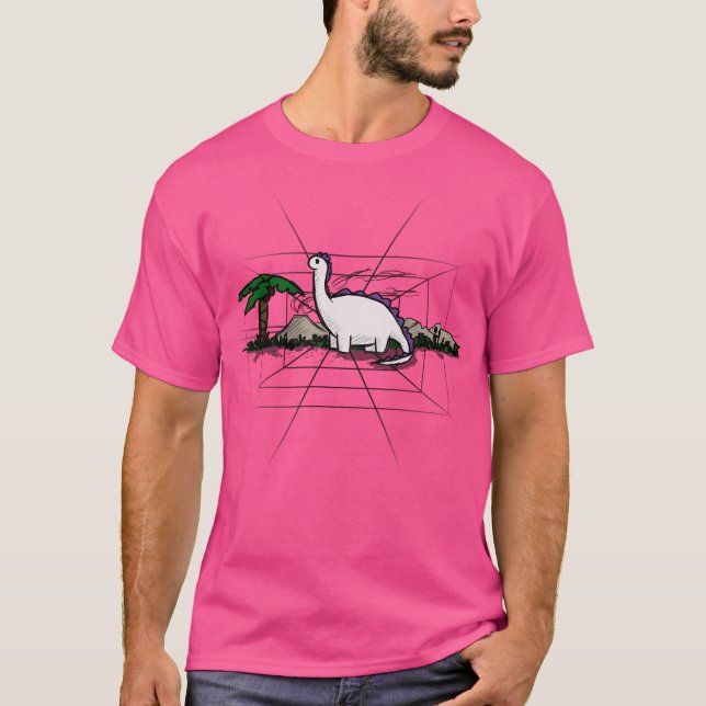 Time Space Dinosaurs T-Shirt (Front)