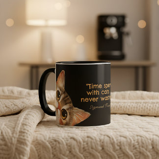 Time Spent With Cats Is Never Wasted Mug