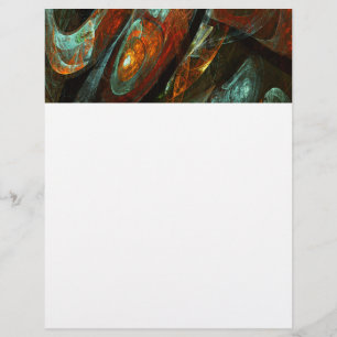 Time Split Abstract Art