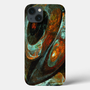 Time Split Abstract Art iPhone 13 Case