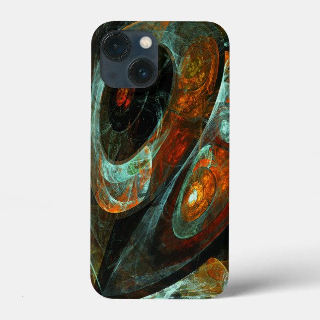 Time Split Abstract Art Case-Mate iPhone Case (Back)