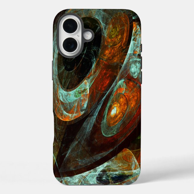 Time Split Abstract Art Case-Mate iPhone Case (Back)