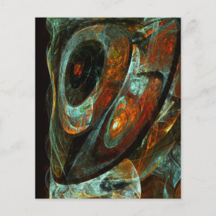 Time Split Abstract Art Flyer