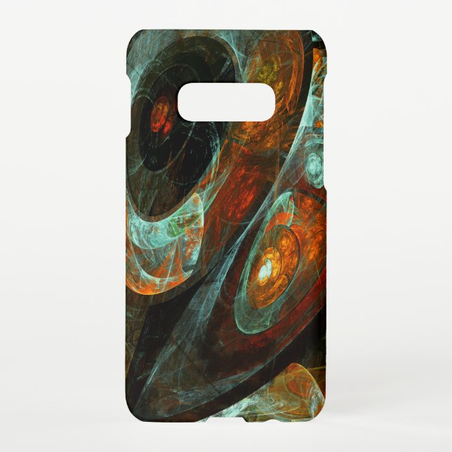 Time Split Abstract Art Samsung Galaxy Case (Back)