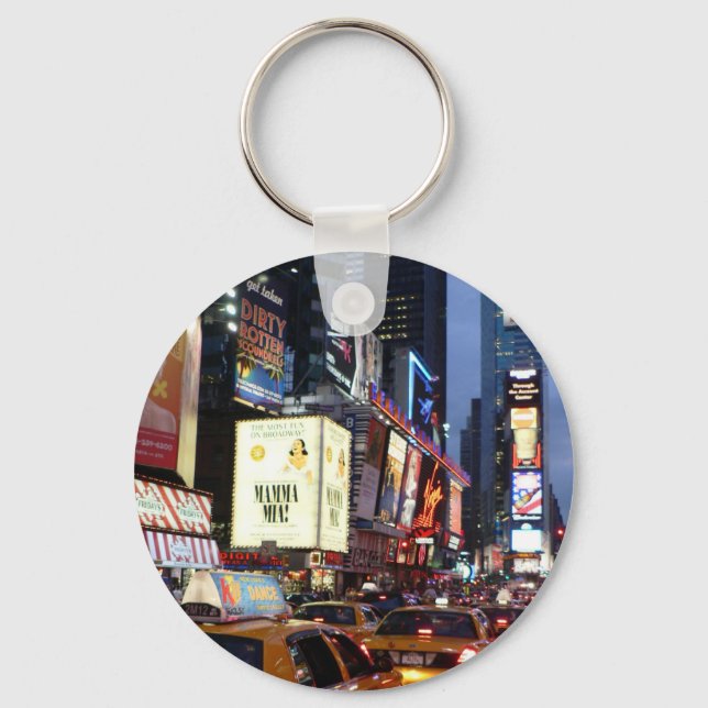 Time Square Taxis Keychain (Front)
