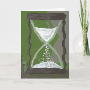 Time through the hourglass card