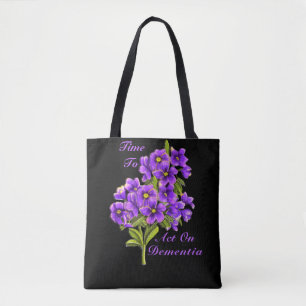 Time To Act On Dementia Tote Bag
