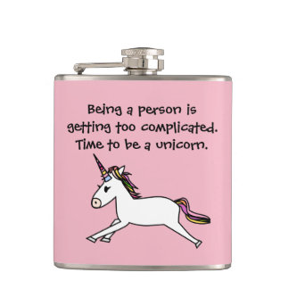 Time to be a unicorn (flask) hip flask