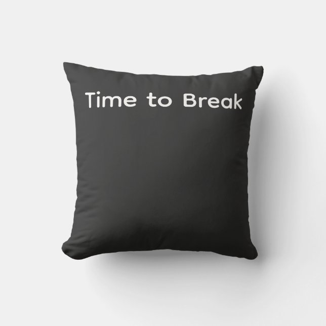 Time to Break –  Concept Inspired by Prison Break Throw Pillow (Front)