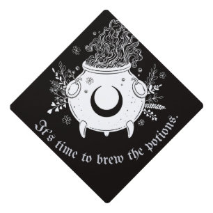 Time to Brew the Potions Graduation Cap Topper