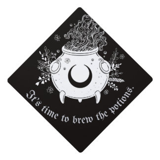 Time to Brew the Potions Graduation Cap Topper