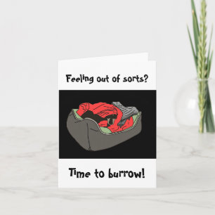 Time to Burrow! Card