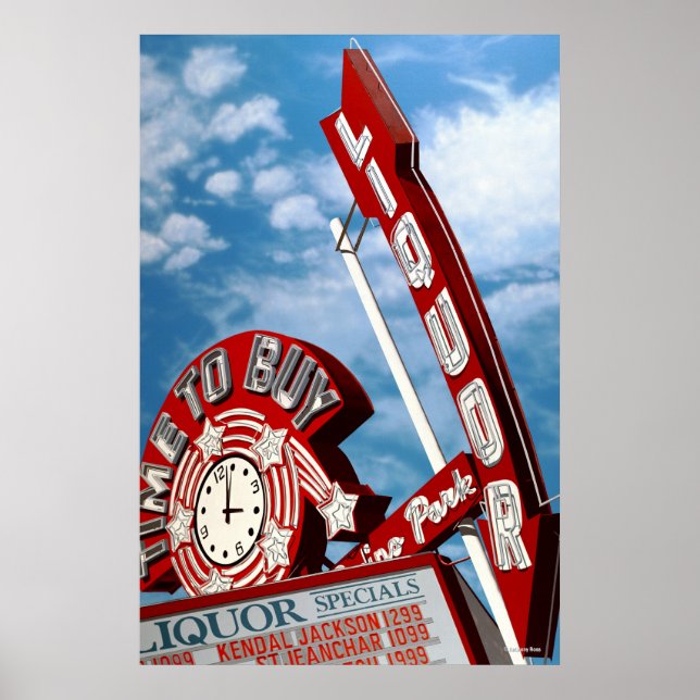 Time to Buy Poster Print (Front)