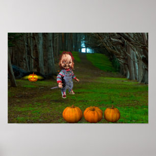Time to Carve the Pumpkins for Halloween. Poster