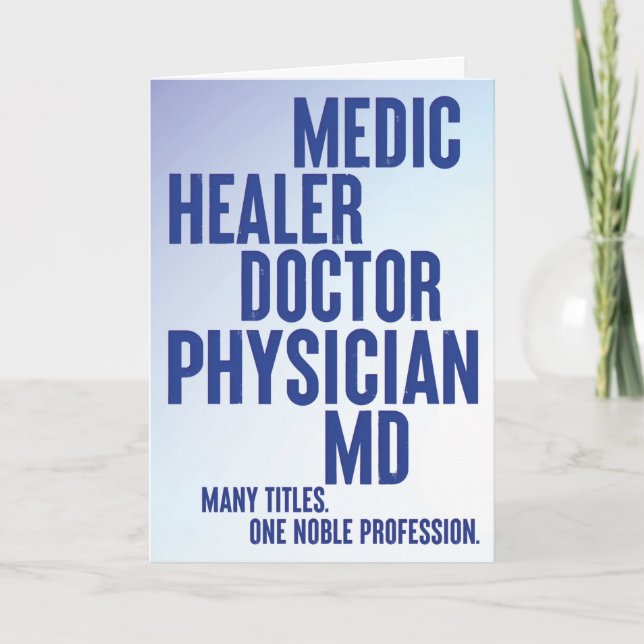 Time to Celebrate Amazing Doctors like YOU Card (Front)