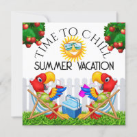 Time to CHILL Invitation