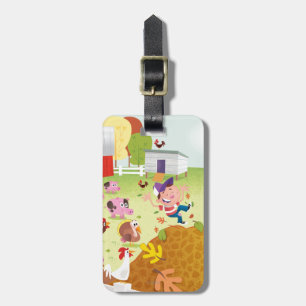 Time to Count - Farmyard Luggage Tag
