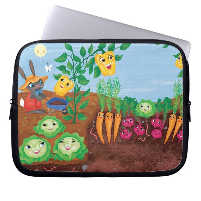 Time To Count-Garden Laptop Sleeve (Front)