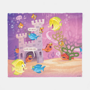 Time To Count-Under the Sea Fleece Blanket