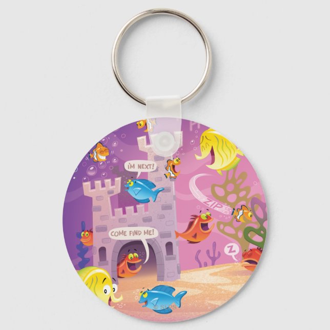 Time To Count-Under the Sea Keychain (Front)