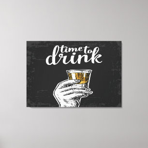 Time To Drink Canvas Print