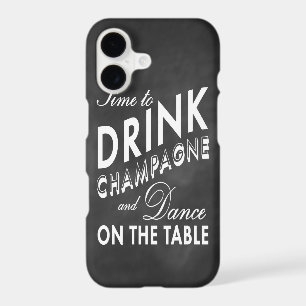 Time to Drink Champagne Chalkboard iPhone 7 Case