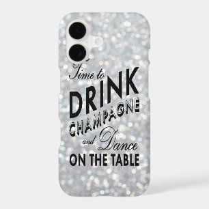 Time to Drink Champagne on Silver iPhone 7 Plus