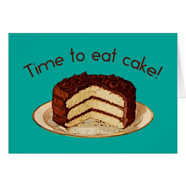 Time to Eat Cake (Front Horizontal)
