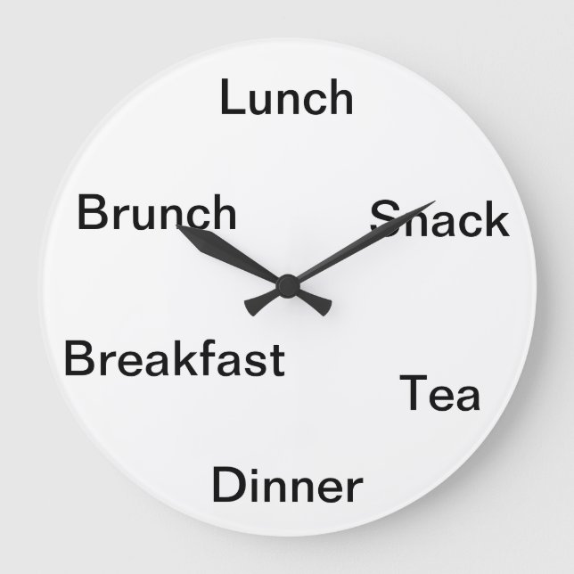 Time to eat large clock (Front)
