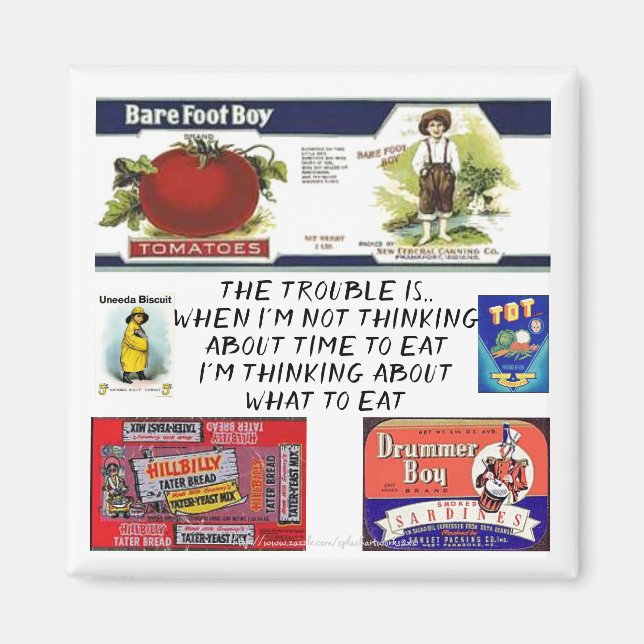 "Time to eat"? Magnet (Front)