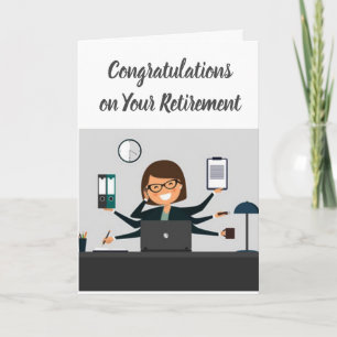 TIME TO "ENJOY" CONGRATULATIONS ON **RETIREMENT** CARD