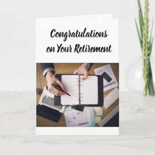 TIME TO "ENJOY" CONGRATULATIONS ON **RETIREMENT** CARD