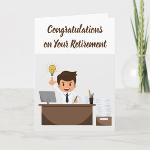 TIME TO "ENJOY" CONGRATULATIONS ON **RETIREMENT** CARD