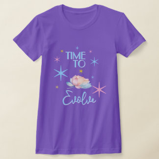 Time To Evolve The Cosmic Lotus T-Shirt
