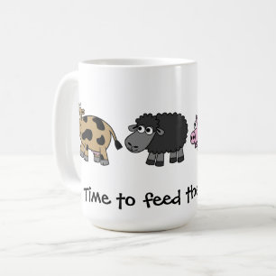 Time to feed the animals! Virtual Farmers Coffee Mug