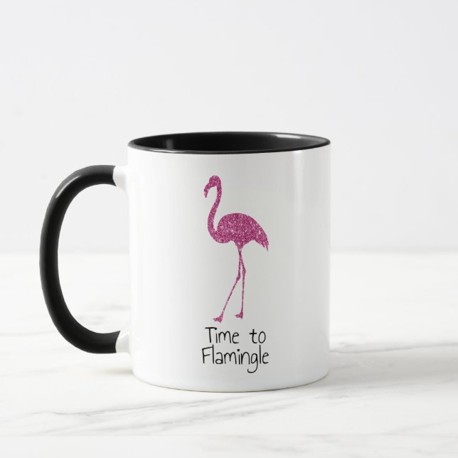 Time to Flamingle Mug (Left)