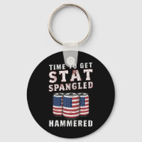 Time To Get Star Spangled Hammered Beer USA Flag